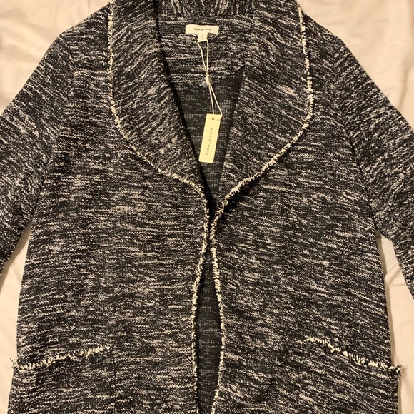 Max Studio black tweed cardigan - Picture 3 of 6